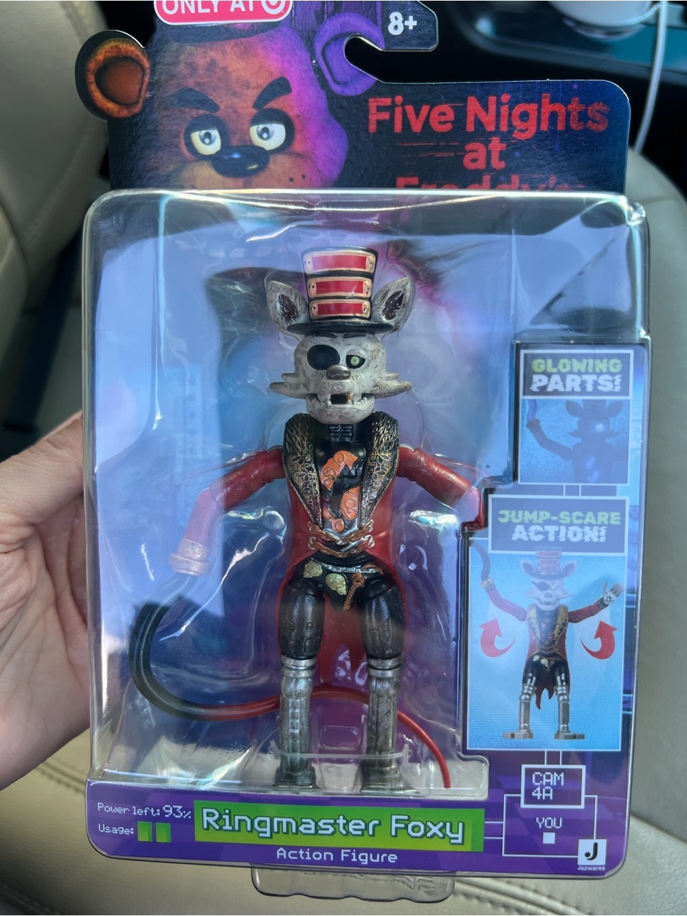 Five Nights at Freddy's Ringmaster Foxy Action Figure - Red & Black